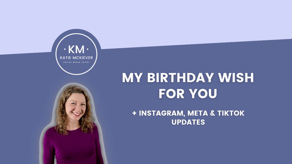 My birthday wish for&nbsp;you