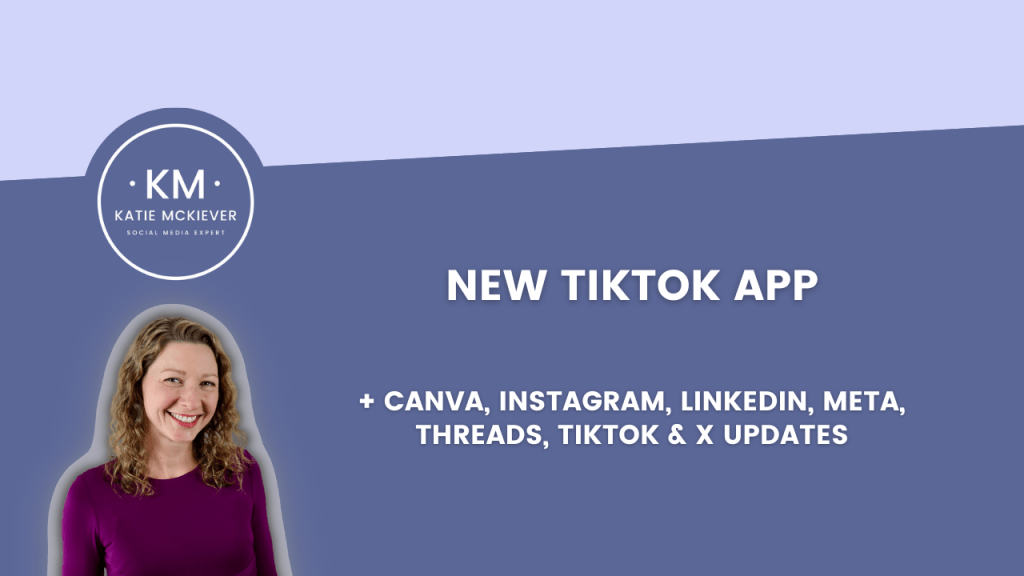 New TikTok app