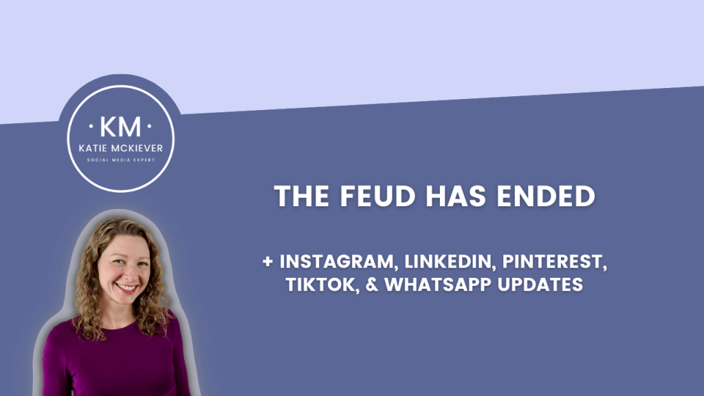 The feud has&nbsp;ended