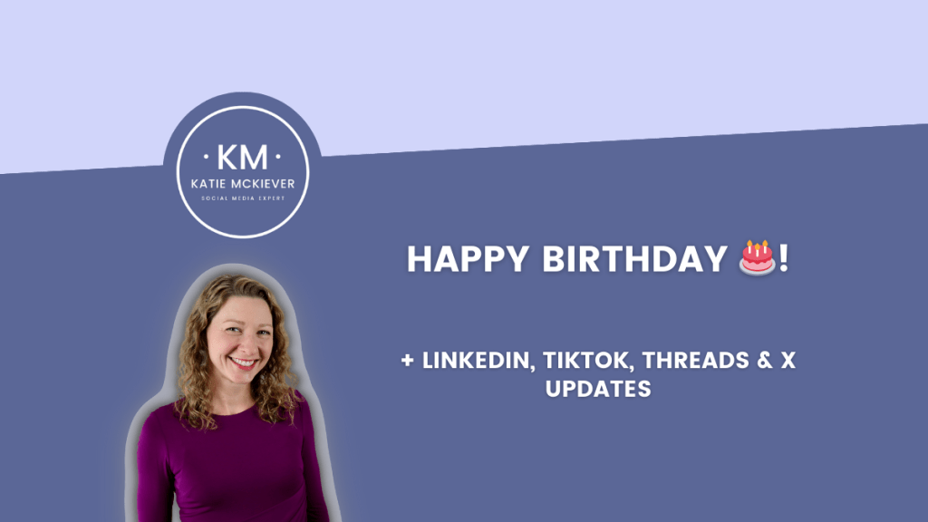 Happy Birthday 🎂!